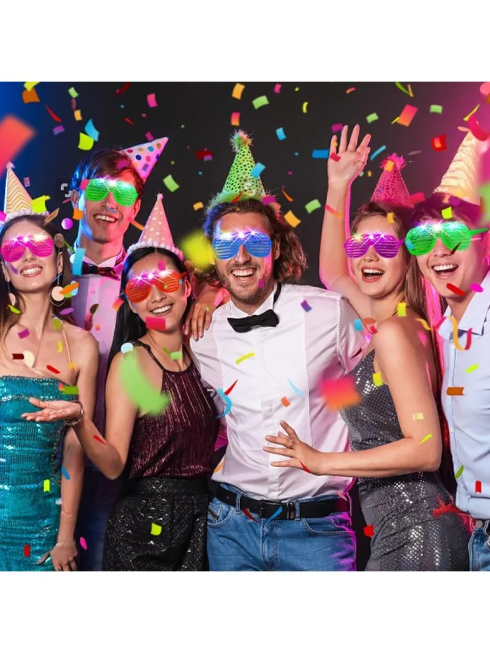 180 PCS Glow in the Dark LED Glasses - Fun Party Supplies for Kids & Adults